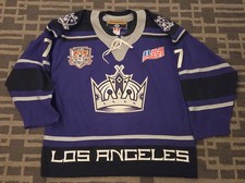 Los Angeles Kings 2001-02 Game Worn- Issued Jersey Cliff Ronning Sz 52