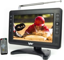 9" 1080P Portable TV with Rechargeable Battery, Wireless, USB/SD, Remote Control