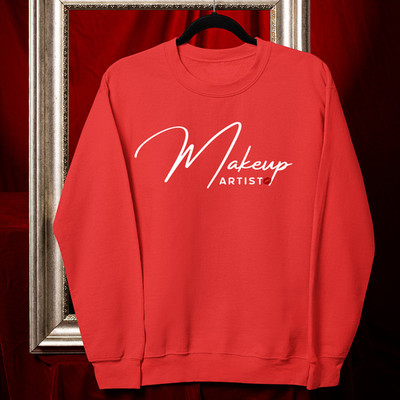 Makeup Artist Sweatshirt Professional MUA Schönheitssalon Mode Kosmetikerin Geschenk
