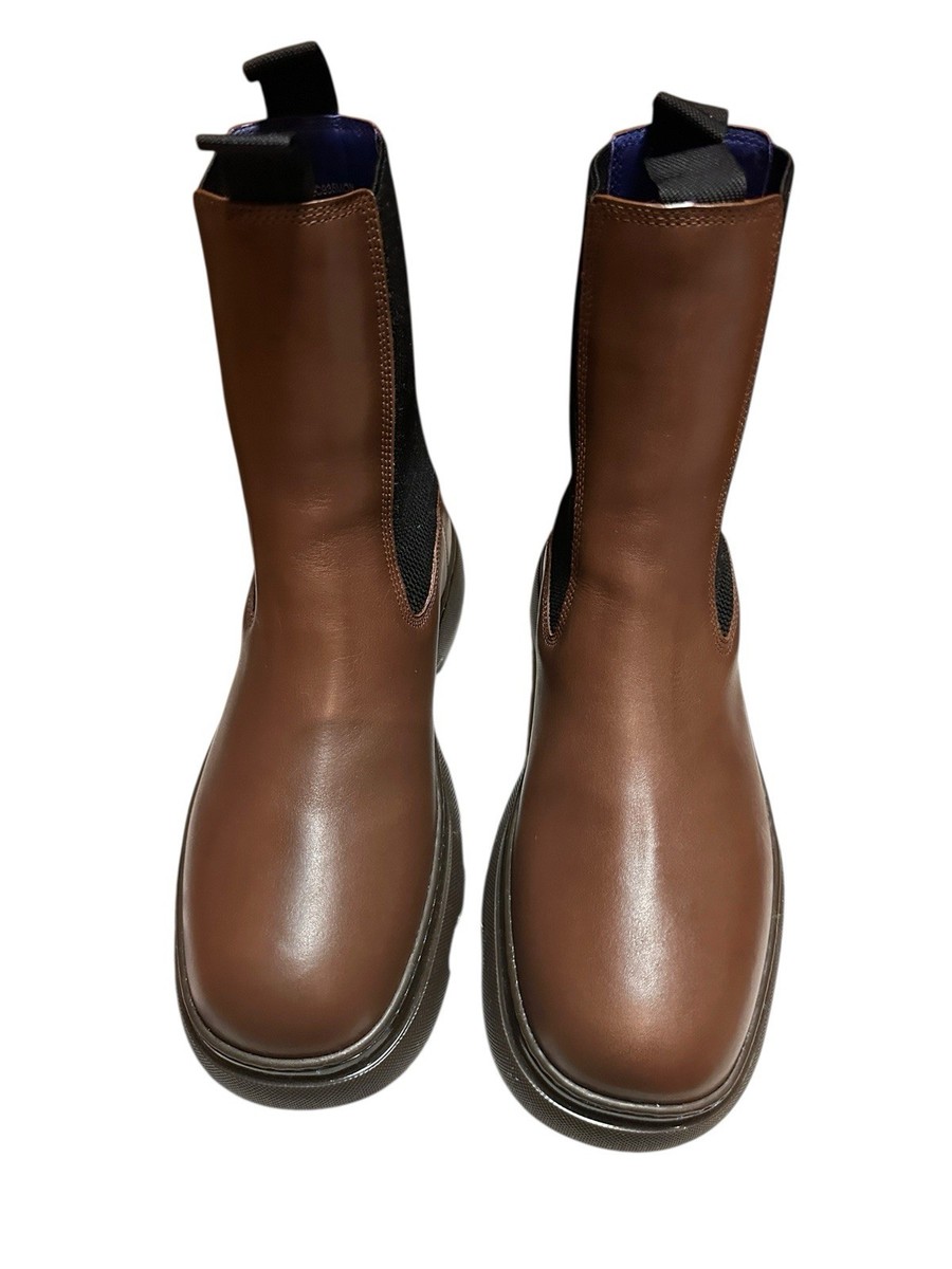 Burberry Creeper Chelsea Boots Walnut 40.5 EU / 7.5 US Men display picture 2