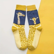 Funny GIRAFFE Socks Womens/Teen one size FREE SHIPPING