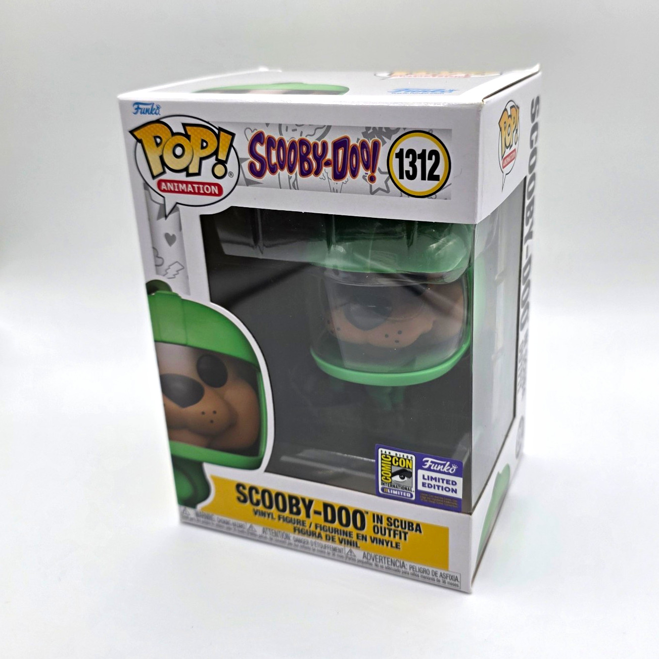 Funko Pop! Vinilo: Scooby-Doo in Scuba Outfit (SDCC) #1312
