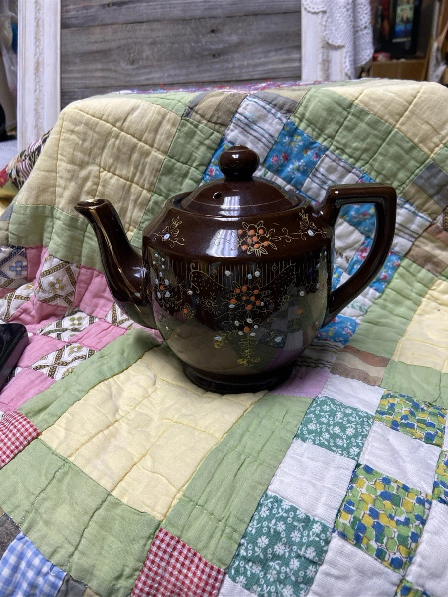 Brown Vintage Original 1900-1940 Antique Japanese Teapots for sale