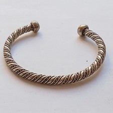 Ancient Roman Bracelet bronze silvered Artifact Authentic Museum Quality Amazing