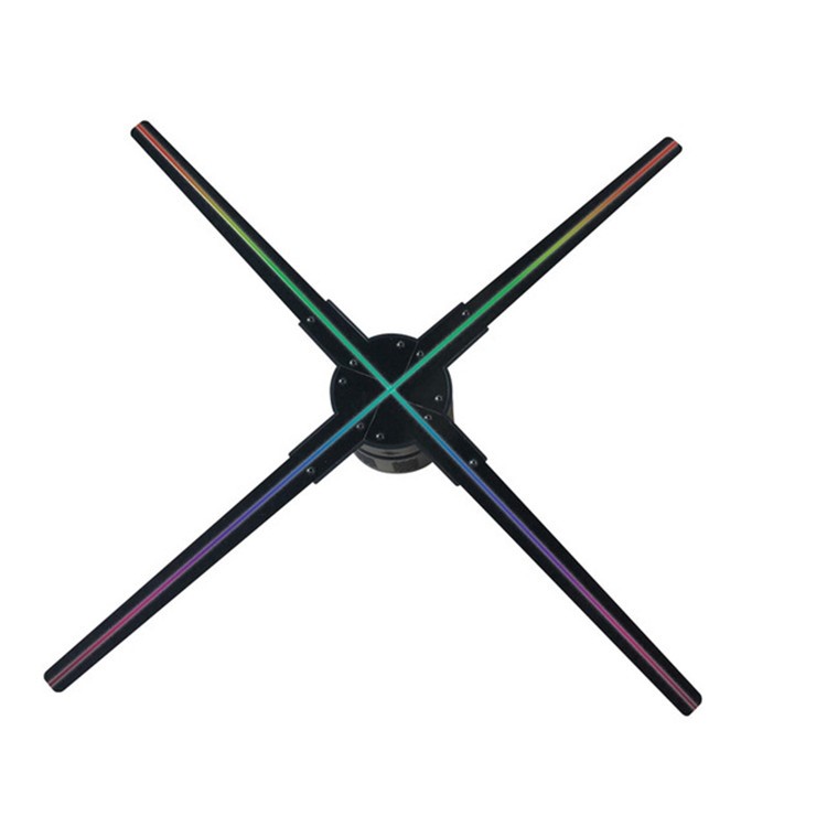 Projecteur holographique 3D WiFi 65cm KY-4 ventilateur LED pour affichage publicitaire