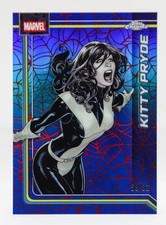 KITTY PRYDE 2026 Topps Chrome Marvel Spider-Web Red Blue Refractor #66 58/62