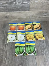 Vegetable Garden Seeds 10 Packs Lemon Cucumber & More American Seed