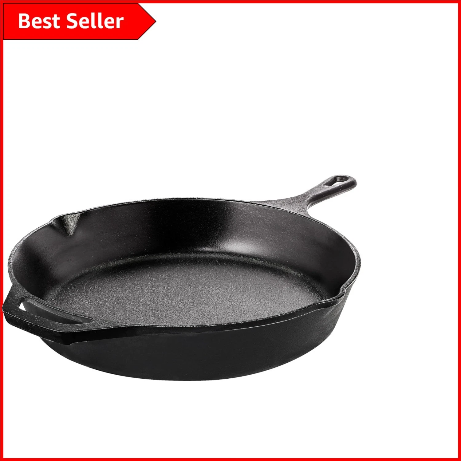 26 cm Pre-Seasoned Cast Iron Skillet - Induction Compatible for Gourmet Cooking