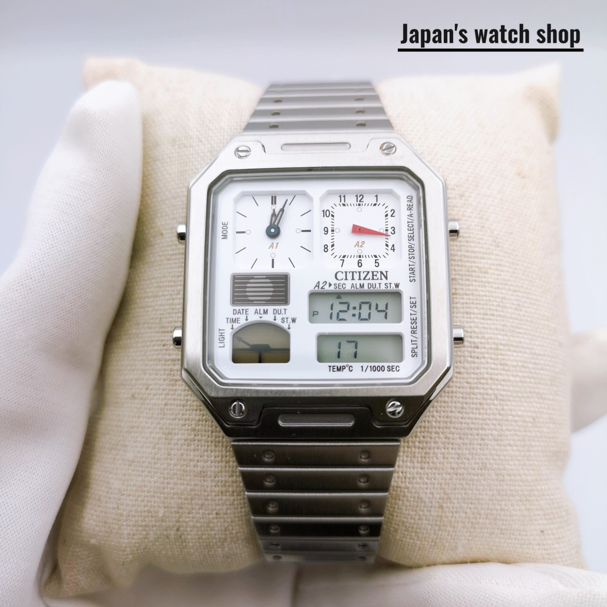 CITIZEN COLLECTION RECORD LABEL THERMO SENSOR JG2120-65A Unisex