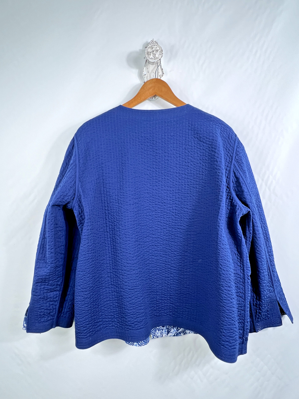 Chico’s Reversible Quilted Jacket Button Front Si… - image 5