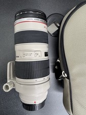 Canon Zoom Lens EF 70-200mm 1:2.8 L Ultrasonic With Lens Hood Carrying Case