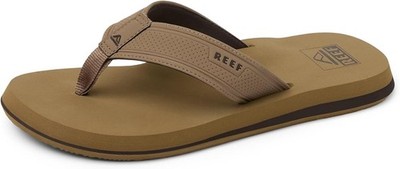 Man Reef The Layback Water friendly Flip Flop Sandal CJ9073 Color Tan Brand New