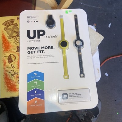 Jawbone - Move Up Wireless Activity Tracker Sleep Tracking black yellow 3piece 