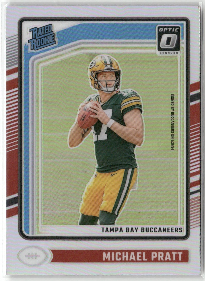 2024 Panini Donruss Optic - Rated Rookie Michael Pratt #280 Holo Prizm (RC)