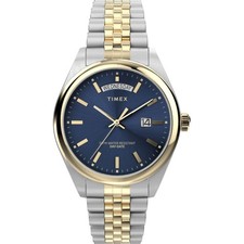 Timex Mens Watch Legacy Quartz Blue Dial Two ...
