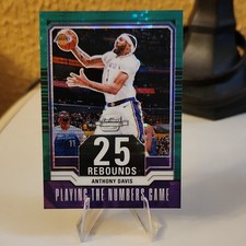 2023-24 Panini Contenders Optic Prizm - Anthony Davis 25 Rebounds #18 /25 Lakers