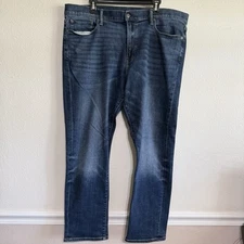 Lucky Brand Straight Jeans Mens 38x30 Medium Dark Wash Denim Cotton