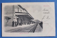 1900ca Montecatini (Pistoia) - interno della stazione ferroviaria