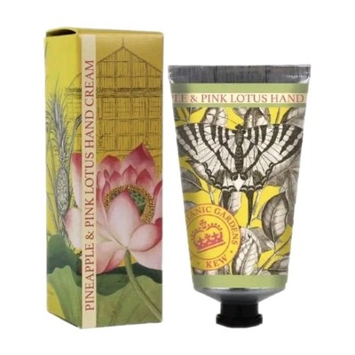 Kew Gardens Royal Botanic Pineapple & Pink Lotus Luxus Handcreme/Sheabutter