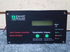 USED RV ZAMP SOLAR CHARGE CONTROLLER M: ZS-30AP