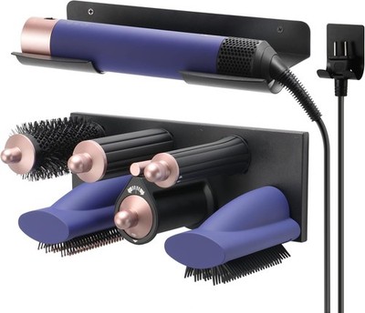 Storage Holder for Dyson Airwrap Curling Iron New Complete, Metal Wall Mount for