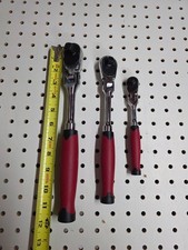 Icon Ratchet Set Of 3  14-3812 Flex Head Comfort Grip Handle New No Box