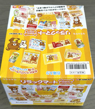 RE-MENT Set of 8 san-x Rilakkuma supermarket 1:6 Barbie kitchen food miniatures