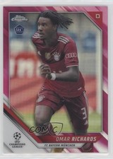 2021-22 Topps Chrome UCL Pink Refractor 96/175 Omar Richards #146 0oc7