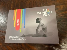 💙The Wonder Pax Back Reusable Warm/ Cold Gel Pack Green  NEW