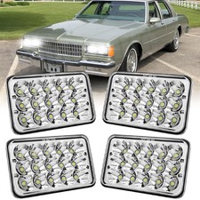 4pcs 4x6 Inch Led Headlight Hilo Sealed Beam For Chevrolet Caprice 1977-1986 4pcs 4x6 Inch Led Headlight Hilo Sealed Beam For Chevrolet Caprice 1977-1986