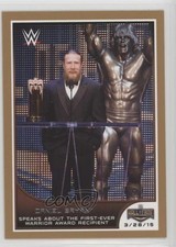 2016 Topps WWE Road to Wrestlemania Daniel Bryan #1 Patch Tag 9l4