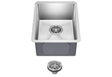 Kraus Standart Pro 14 Inch Undermount Single Bowl Kitchen Sink Stainless Steel