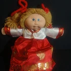 Mold 1  KT China Cabbage Patch Kids Blue Signature 1985 Wheat Hair Blue Eyes