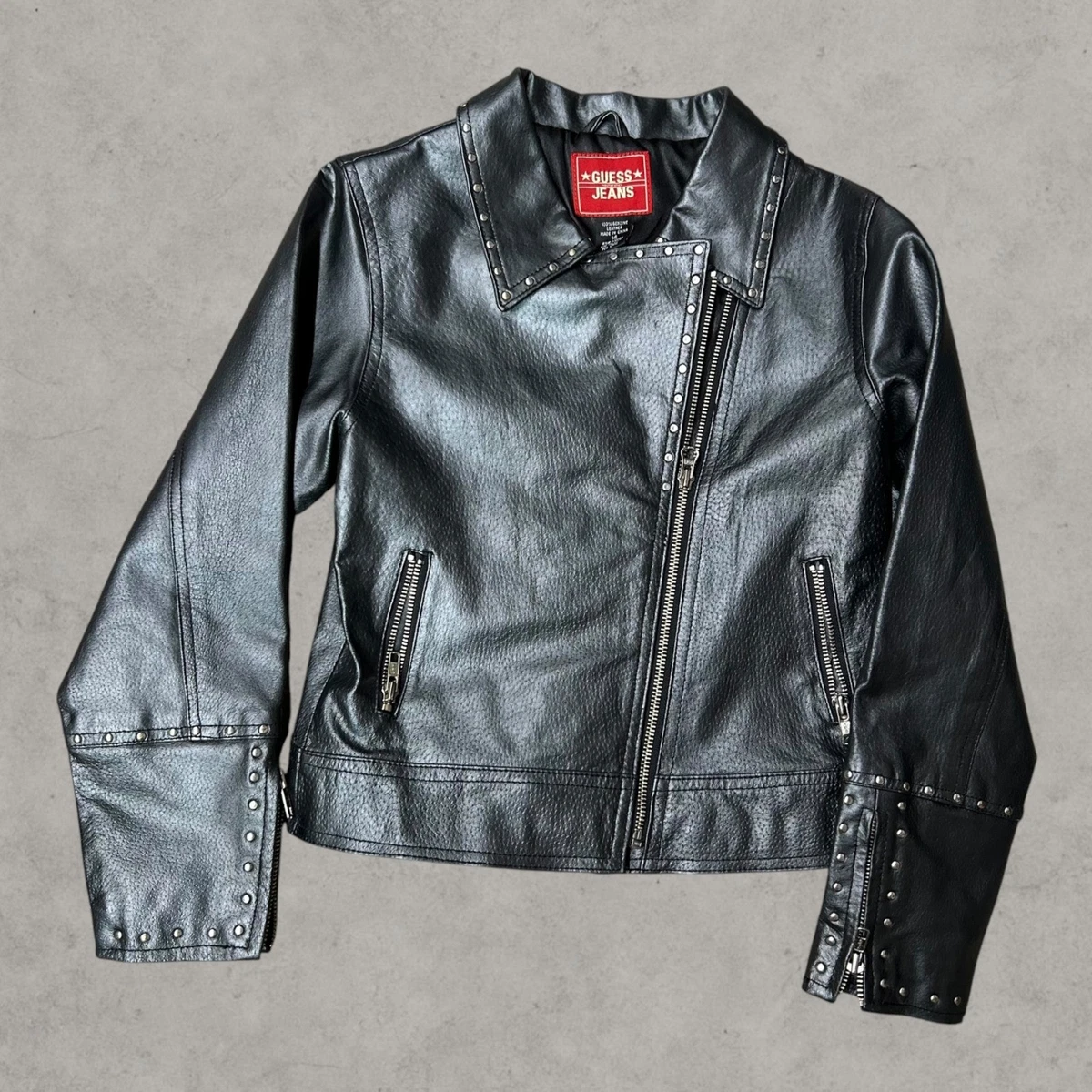 GUESS Leather Jacket products for sale | eBay