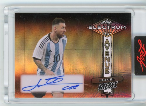 2024 Leaf Electrum Sports LIONEL MESSI Avenue AUTO Autograph SSP 9/15 Argentina