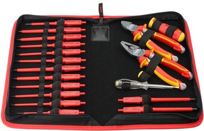 Felo Schraubendreher Werkzeugtasche 19-teilig E-smart VDE 063 SL | PH | PZ | ...