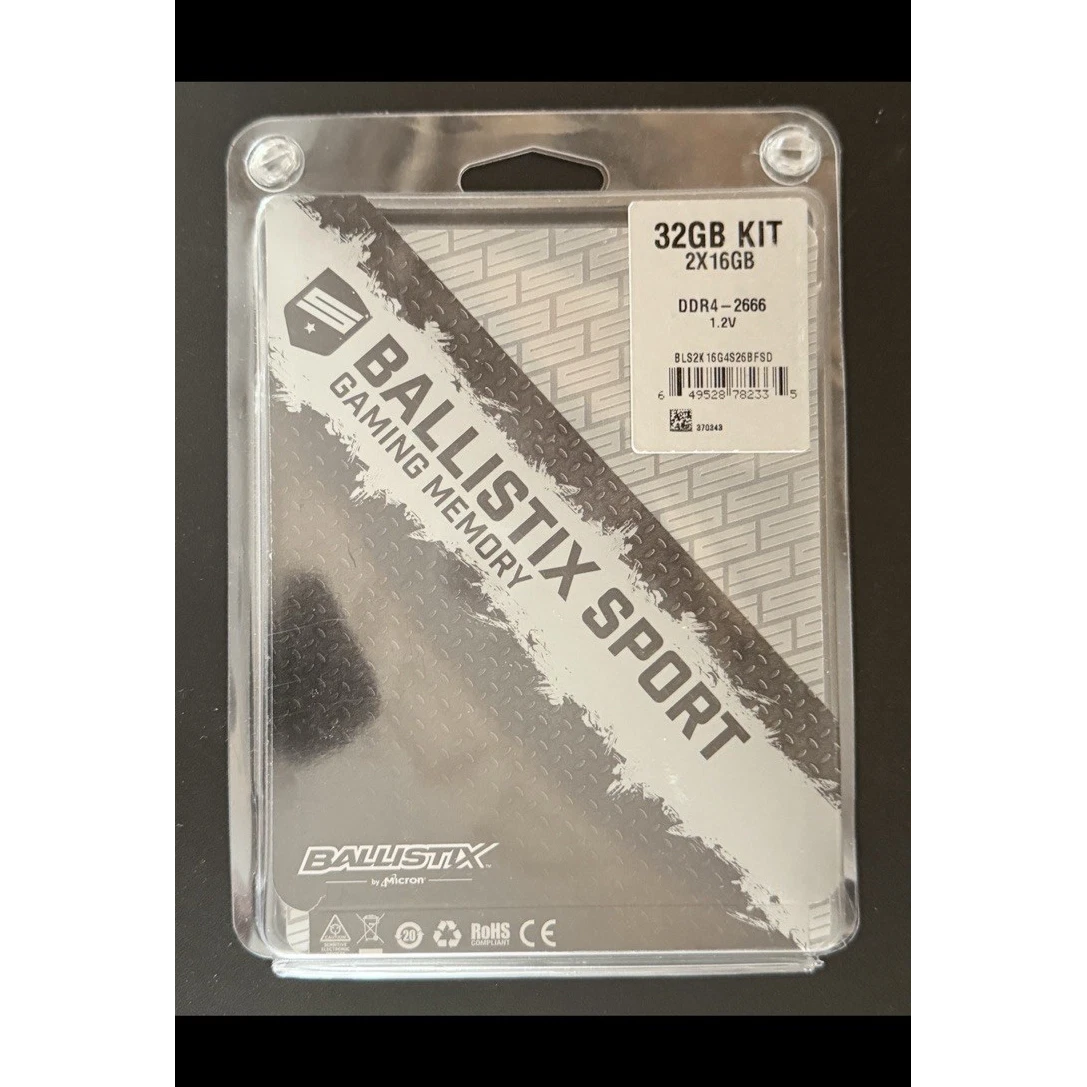 Las mejores ofertas en Ballistix PC4-21300 (DDR4-2666) velocidad