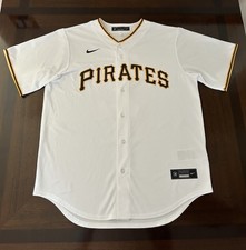 Nike Pittsburgh Pirates Jersey Connor Joe #2 Home MLB White Mens Size Large