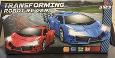 Red Transforming Robot RC Car - 1:18 Scale 2....