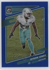2021 Panini Donruss Optic Blue Prizm 120/179 Byron Jones #62 2h5