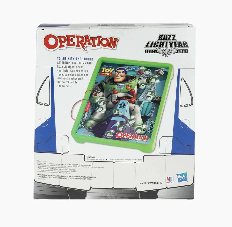 Operation - Disney Pixar Toy Story Buzz Lightyear Board Game - Image 2 of 3