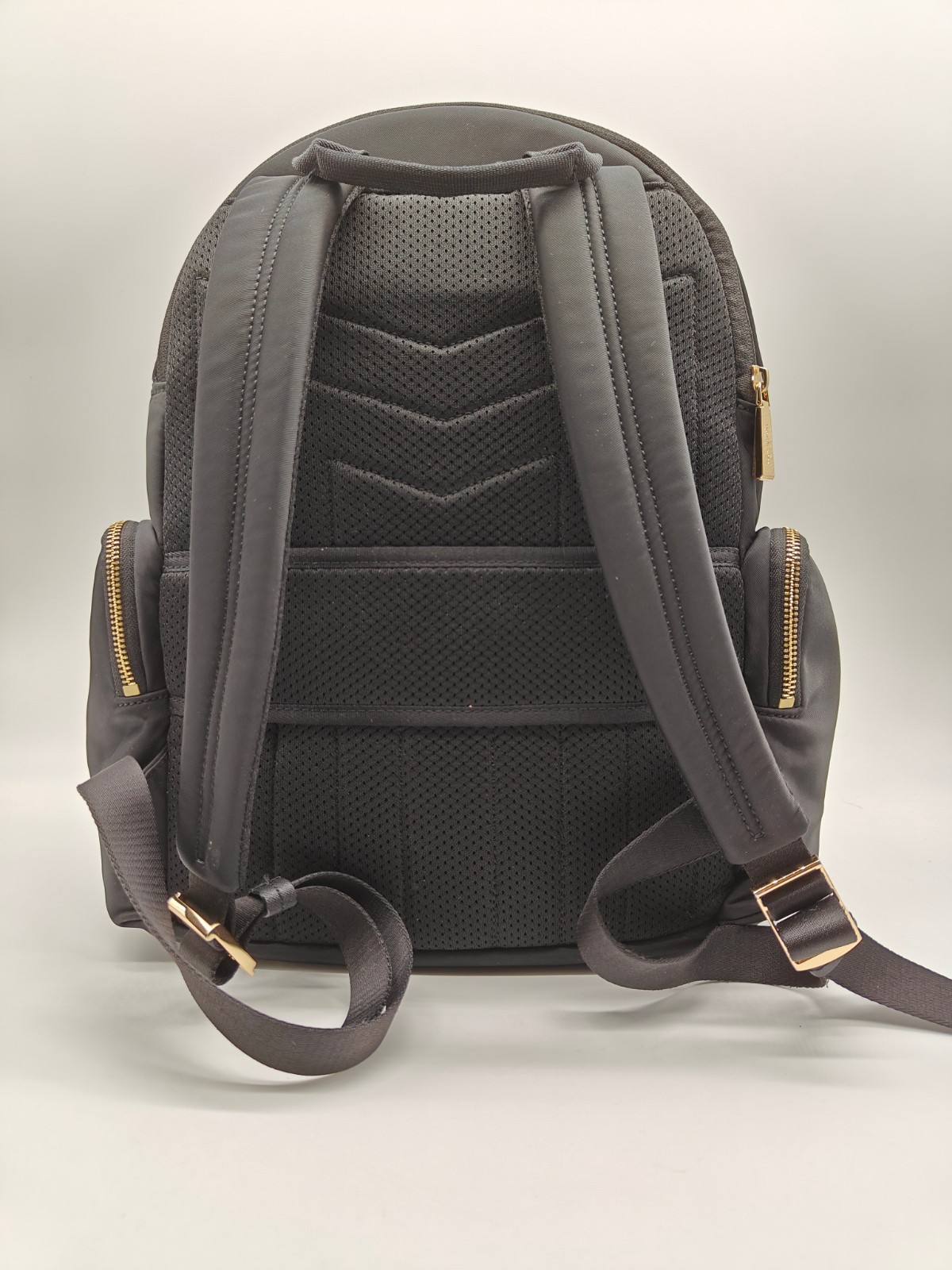 MICHAEL KORS Prescott nylon padded women's large backpack BLACKUsed has scratch~ thumbnail 6