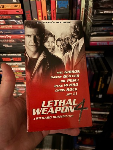 Combiné Leathal Weapon 1, 2 et 4 VHS Mel Gibson Danny Glover - Photo 6/7