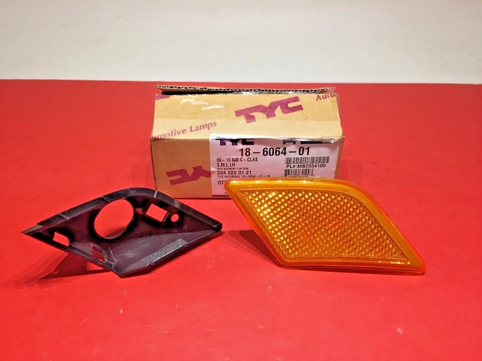 Luz de estacionamiento izquierda marcador lateral izquierda mercedes c230 c250 c300 c350 c63 Foto 3 de 4