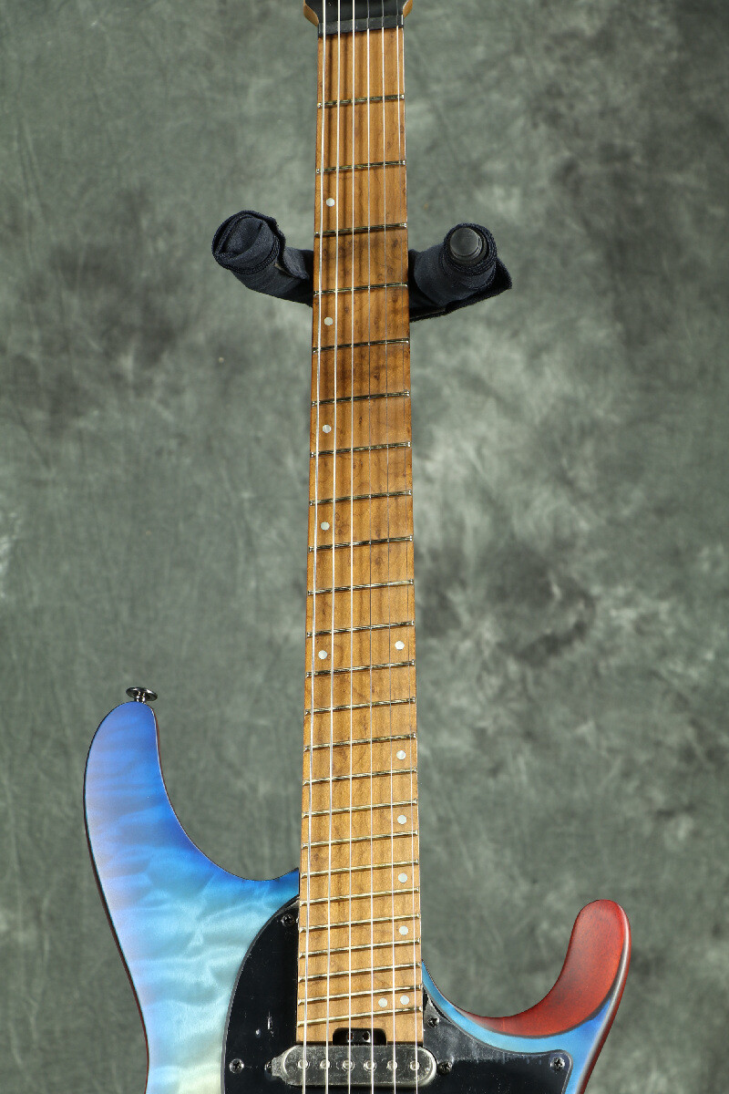 Ibanez QX54QM-BSM Blue Sphere Burst Matte headless guitar