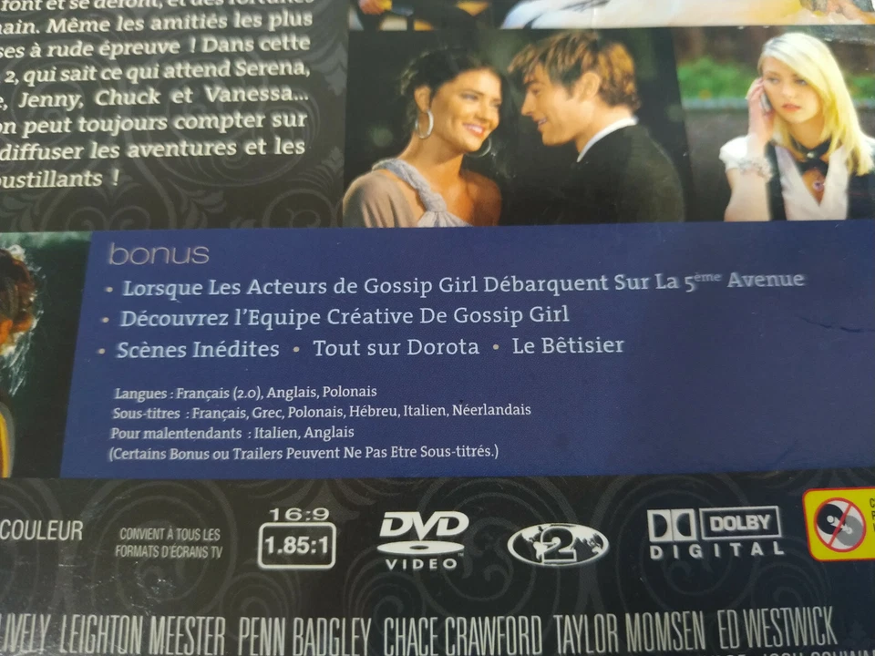 Gossip Girl The Complete Season 2 - DVD French English Foto 3 de 4
