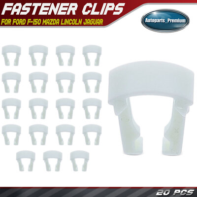 20Pcs 5/16 In Fuel Injection Line Nylon Retainer Clips for Ford Mazda Lincoln