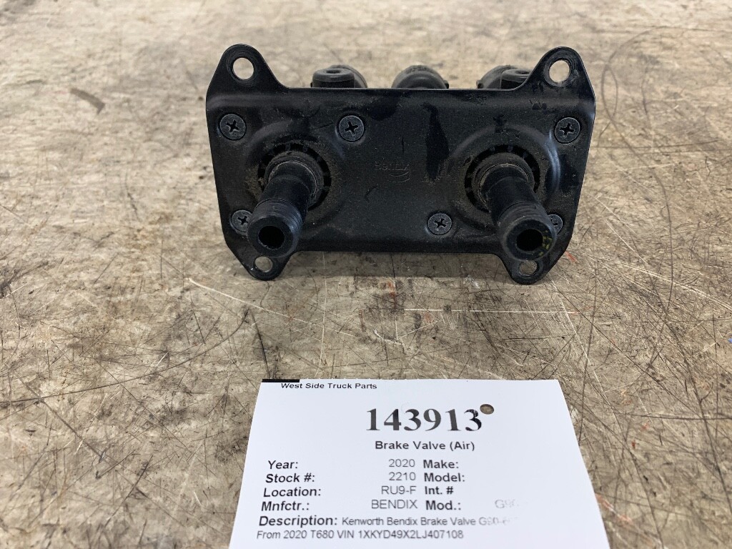 Kenworth Bendix Brake Valve G90-6036 501573 From 2020 T680 | eBay