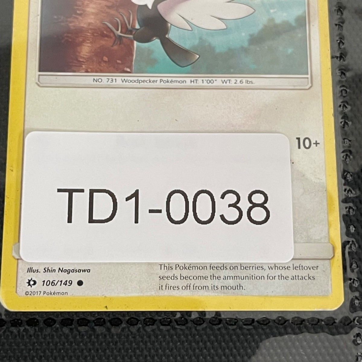 Pikipek 106/149 - Sun & Moon - Common - Pokemon Card TCG