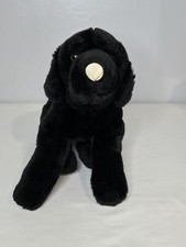 ANIMAL ALLEY Black Lab Labrador Beige Nose Toys R Us Puppy Dog Plush 17" Rare